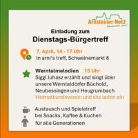 Werntal-Melodien - Dienstags-Bürgertreff