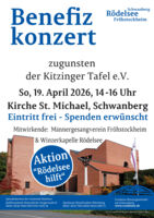Benefizkonzert zum Abschluss der Aktion Rödelsee hilft