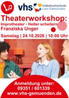 Theaterworkshop: Improtheater - Heiter scheitern