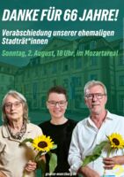 Danke für 66 Jahre – Verabschiedung unserer ehemaligen Stadträt*innen