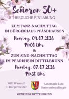 Singnachmittag der Senioren 50+ der Gemeinde Dittelbrunn
