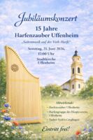Jubiläumskonzert Harfenzauber Uffenheim in der Stadtkirche