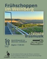 Frühschoppen in den Weinbergen