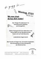 Singen für jedermann