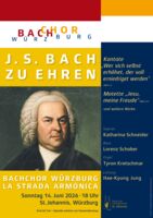 Bachfest-Programm Leipzig in Würzburg - Bachchor Würzburg zum Bachfest nach Leipzig eingeladen