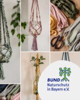 Makramee-Upcycling: Kreative Wohnaccessoires aus Altkleidern und Altglas - Für Anfänger*innen und kreative Bastelbegeisterte