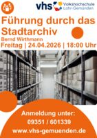 Führung durch das Stadtarchiv