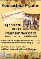 Konzert für Frauen mit Kaufmannsware