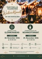 Weihnachtsmarkt des FC Holzkirchen am Sportgelände