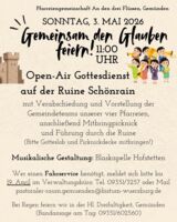 Open-Air-Gottesdienst auf der Ruine Schönrain
