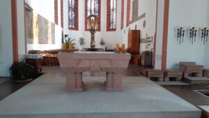 Ostermesse mit dem Kirchenchor in der Wallfahrtskirche Maria im Grünen Tal