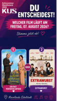 Open Air Kino Eibelstadt  Sie entscheiden, welcher Film läuft!