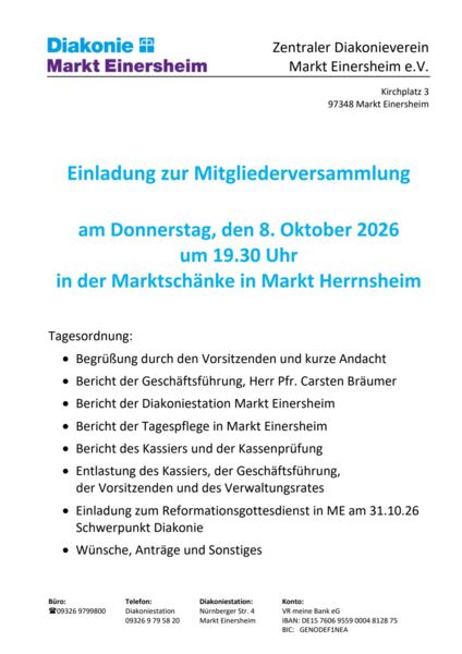 mitgliederversammlung