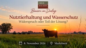 Nutztierhaltung und Wasserschutz