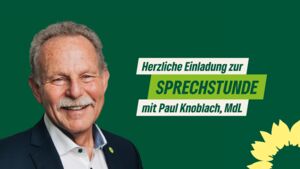 Offene Sprechstunde mit Paul Knoblach, MdL