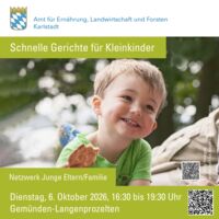 Schnelle Gerichte für Kleinkinder