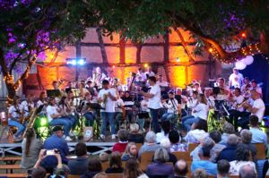 Open-Air-Konzert des Musikvereins Untertheres im Bürgerhausgarten
