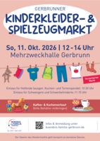 Vorsortierter Kinderkleider- und Spielzeugmarkt Gerbrunn