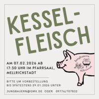 Kesselfleischessen im Pfarrsaal