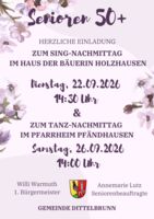 Singnachmittag der Senioren 50+