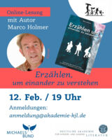 Online-Lesung mit Marco Holmer - 