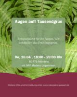 Augen auf! Tausendgrün