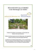 Weinerlebnisführung zum terroir f in Karlstadt-Stetten. 