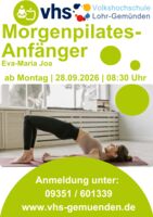 Morgenpilates für Anfänger