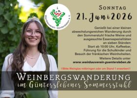 Weinbergswanderung im Günterslebener Sommerstuhl