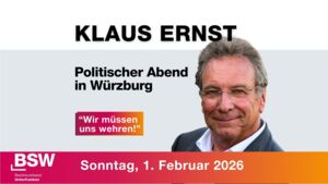 Politischer Abend mit Klaus Ernst (BSW)