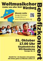 Benefizkonzert mit dem Weltmusikchor