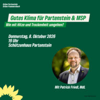 Gutes Klima für Partenstein & MSP – wie mit Hitze und Trockenheit umgehen?