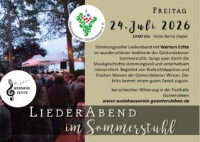 Liederabend im Weinberg