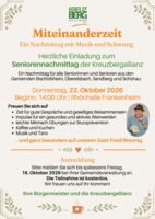 Seniorennachmittag der Kreuzbergallianz