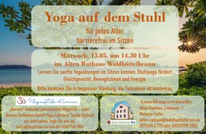 Yoga auf dem Stuhl