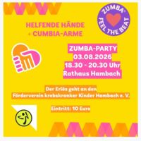 Zumba Party im Rathaus Hambach zugunsten krebskranker Kinder