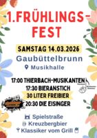 1. Frühlingsfest in Gaubüttelbrunn