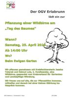 Tag des Baumes - Pflanzung einer Wildbirne
