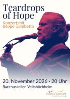 Teardrops of Hope - Konzert mit Beppe Gambetta
