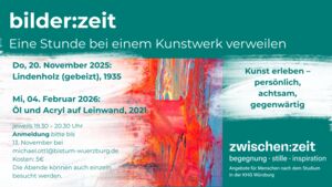 bilder:zeit - Eine Stunde bei einem Kunstwerk verweilen: Öl und Acryl auf Leinwand, 2021