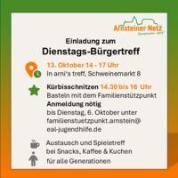 Gruselige Kürbisse beim Dienstags-Bürgertreff