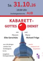 Kabarett-Gottesdienst zum 100-jährigen Jubiläum