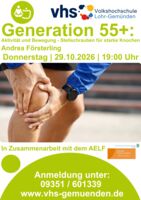 Generation 55plus: Aktivität und Bewegung - Stellschrauben für starke Knochen